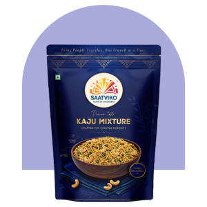 Saatviko Premium Kaju Mixture | Crunchy Cashew Namkeen Mix